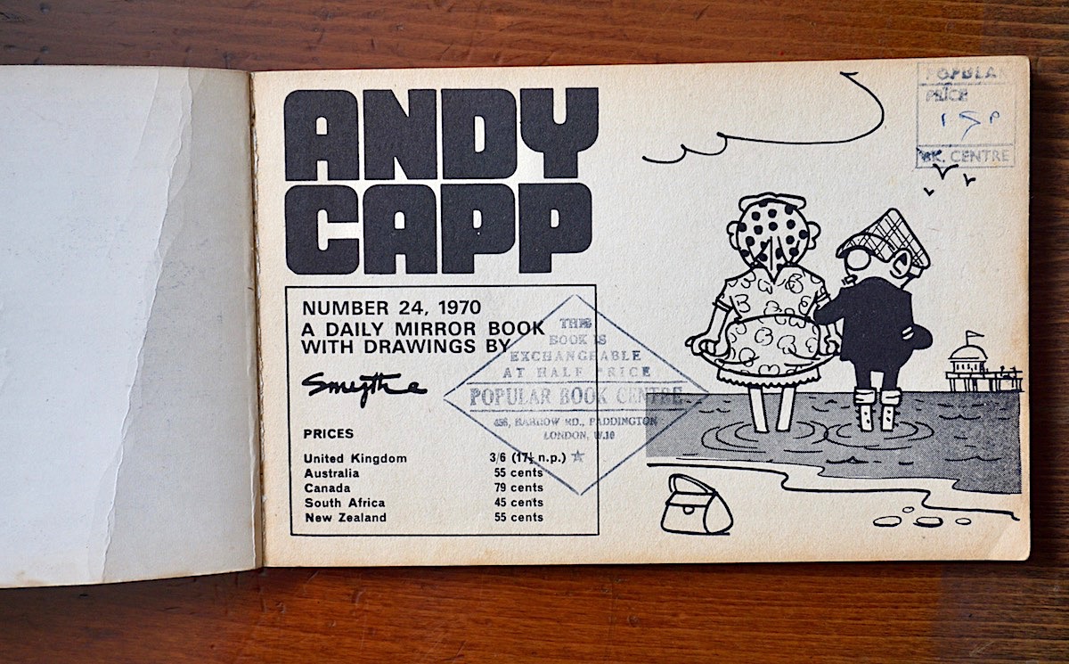 Andy Capp number 24, Reg Smythe, Tunnel of Love, 1970 • Antiche Curiosità
