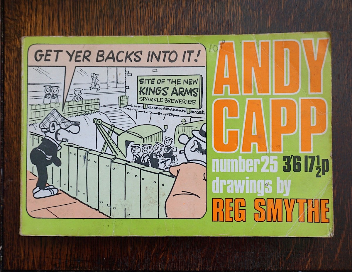 Andy Capp, drawings by Reg Smythe, number 25, 1970 • Antiche Curiosità