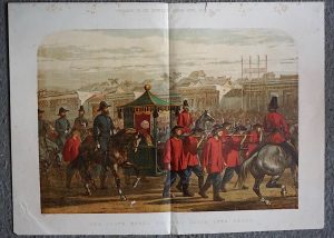 Antique Print, The state entry of Lord Elgin into Pekin, 1861