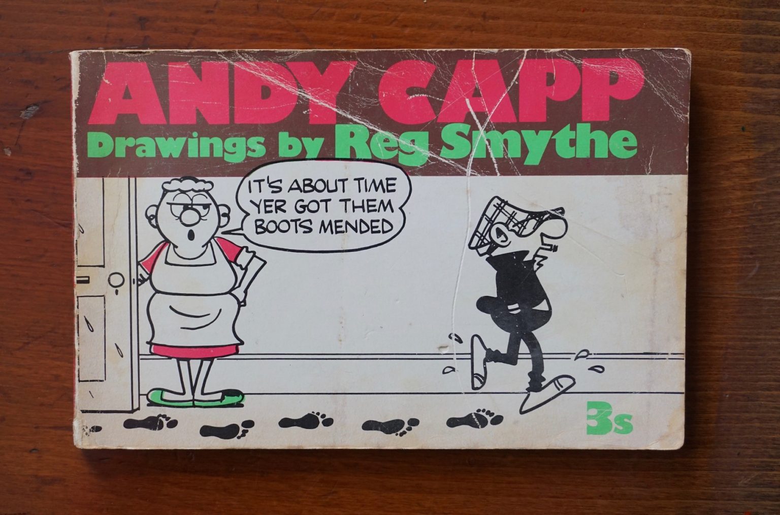 Andy Capp Drawing by Reg Smythe, 1967, number 19 • Antiche Curiosità