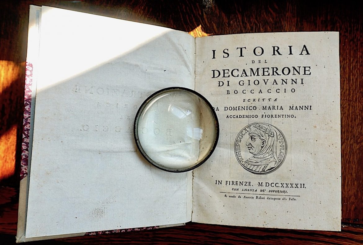 Manni, Istoria del Decamerone, 1742