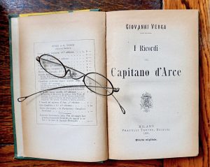 G. Verga, I ricordi del Capitano d'Arce, Milano, Treves, 1901