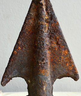 Antique spearhead for iron railing