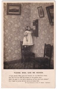 Vintage Postcard, Please, Miss, Give me Heaven, 1905