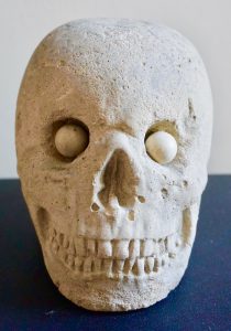 Vintage Large Stone Skull