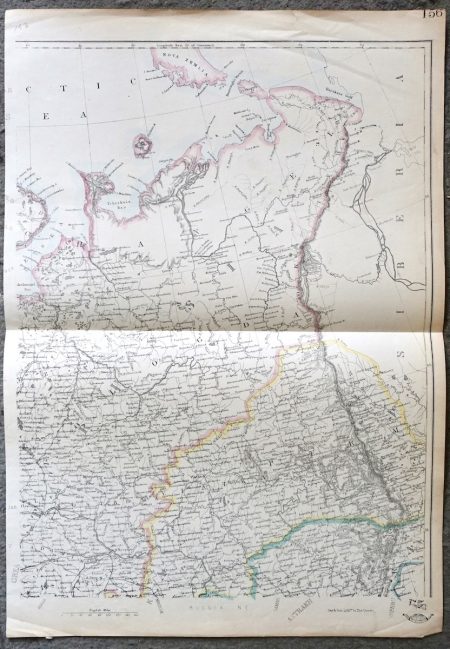 Antique Map, 1860 ca.