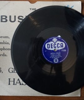 Adeste Fideles; Santo Natale, David Whitfield, 78 Rpm, 1954, Decca