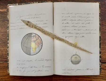 Antique Manuscript, Geografia celeste e politica, 1850 ca.