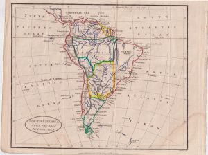 Antique Map, South America from the best authorities, 1807