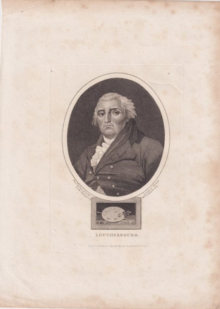 Antique Engraving Print, Loutherbourg, 1814