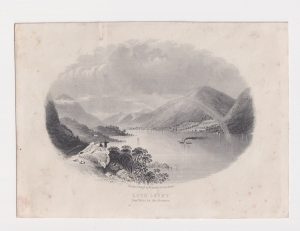 Antique Print, Loch Locky, 1890 ca.