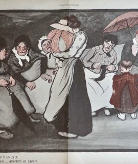 Vintage Print, Soleil de Dimanche, 1901