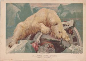 Vintage Print, An Arctic Exploration, 1887