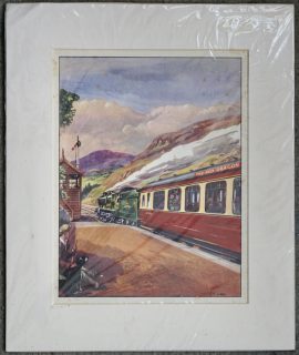 Vintage Print, The Train, 1950