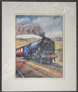 Vintage Print, The train, 1950