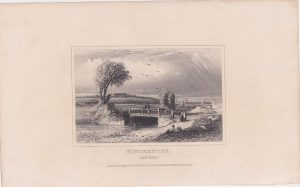 Antique Engraving Print, Winchester, 1820