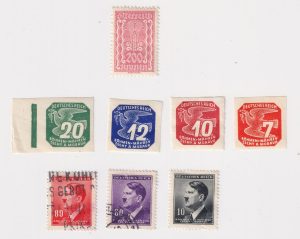Lot of 8 Postage Stamps (Austria-Germany), 1926-1943