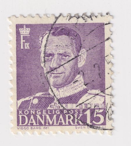 Kongelig Post Danmark Postage Stamp, 15 ore