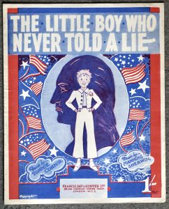 Vintage Sheet Music, The Little Boy Who Never Told a Lie