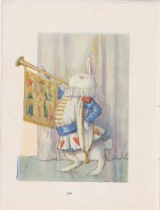 Vintage Print, The White Rabbit, 1910 ca.