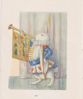 Vintage Print, The White Rabbit, 1910 ca.