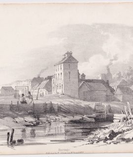 Antique Print, Hastings, 1833