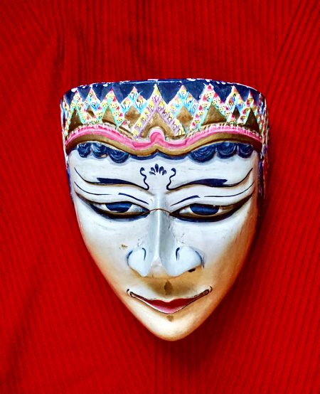 Original Vintage Ceremonial Wooden Bali Mask