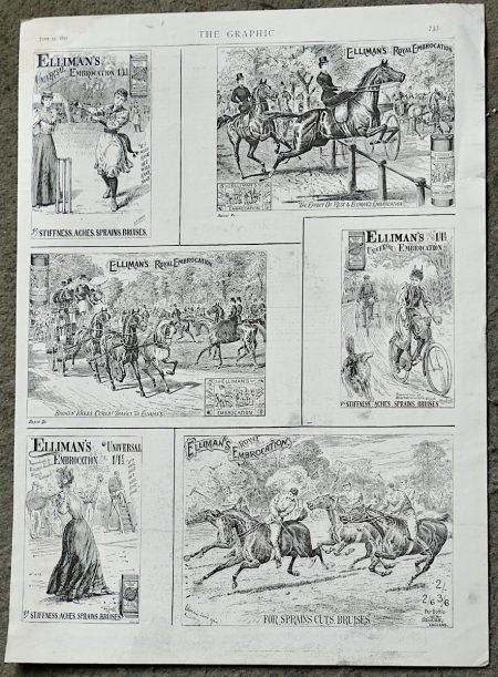 Antique Print, Advertising, 1895