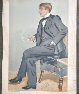 Antique Print, Alfred Charles William Harmsworth, 1895