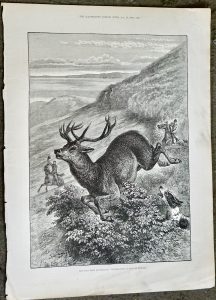 Antique Print, The Wild West of England, 1888