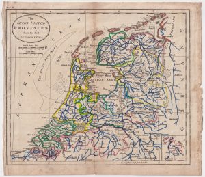 Antique Map, The Seven United Provinces from the best Authorities, 1796