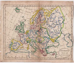 Antique Map, Europe from the best Authorities, 1795