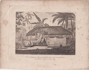 Antique Engraving Print, View of a Tuppapow..., 1793-1801