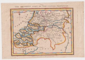 Antique Map, The Southern Part of the united Provinces, 1809