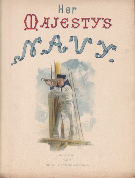 Vintage Print, Her Majesty's Navy, 1890