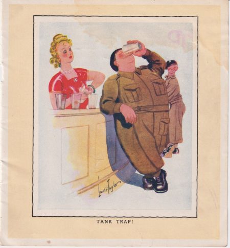 Vintage Print, Tank Trap! 1909 ca.