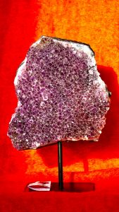 Amethyst on Display Stand