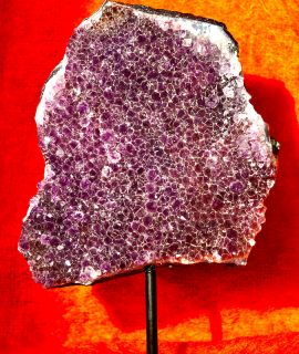 Amethyst on Display Stand