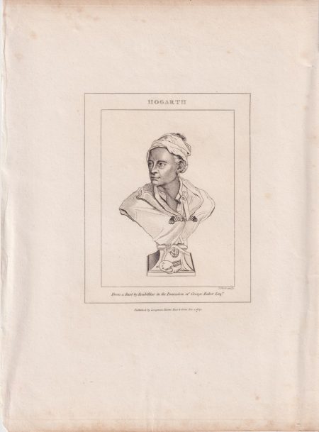 Antique Engraving Print, Hogarth, 1809