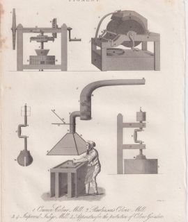 Antique Engraving Print, Pigment, 1824