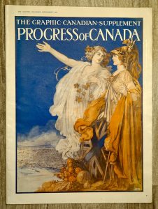 Vintage Magazine, The Graphic Canadian Supplement Progress of Canada, 1914