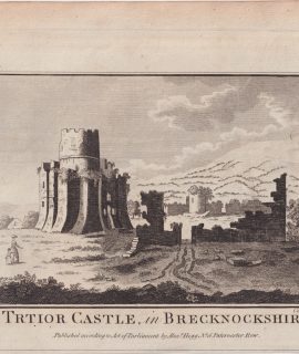 Antique Engraving Print, Trtior Castle, 1789