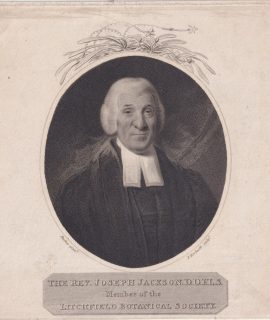 Antique Engraving Print, The Rev. Joseph Jacks, 1830