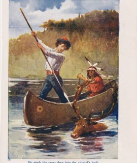 Vintage Print, Adventure, 1920.
