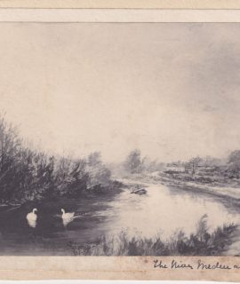 Antique Print, Landscape, 1860 ca.