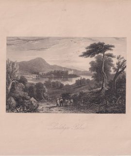 Antique Engraving Print, Linlithgow Palace, 1860