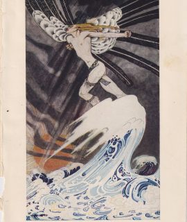 Vintage Print, The North Wind, 1909 ca.