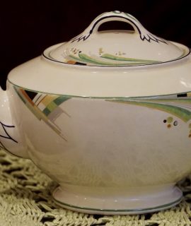 Vintage Deco Tea Pot, Homeleigh Ware, "Lomond"