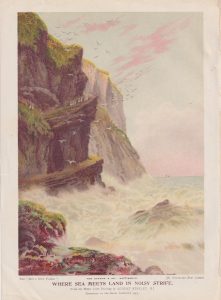 Vintage Print, Where Sea Meets Land..., 1905