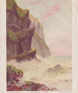 Vintage Print, Where Sea Meets Land..., 1905